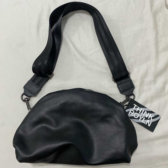 THINK ROYLN Handbags - Think Royln Faux Leather Crossbody Clutch Bag